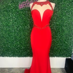 Red Saiid Kobeisy gown NWT